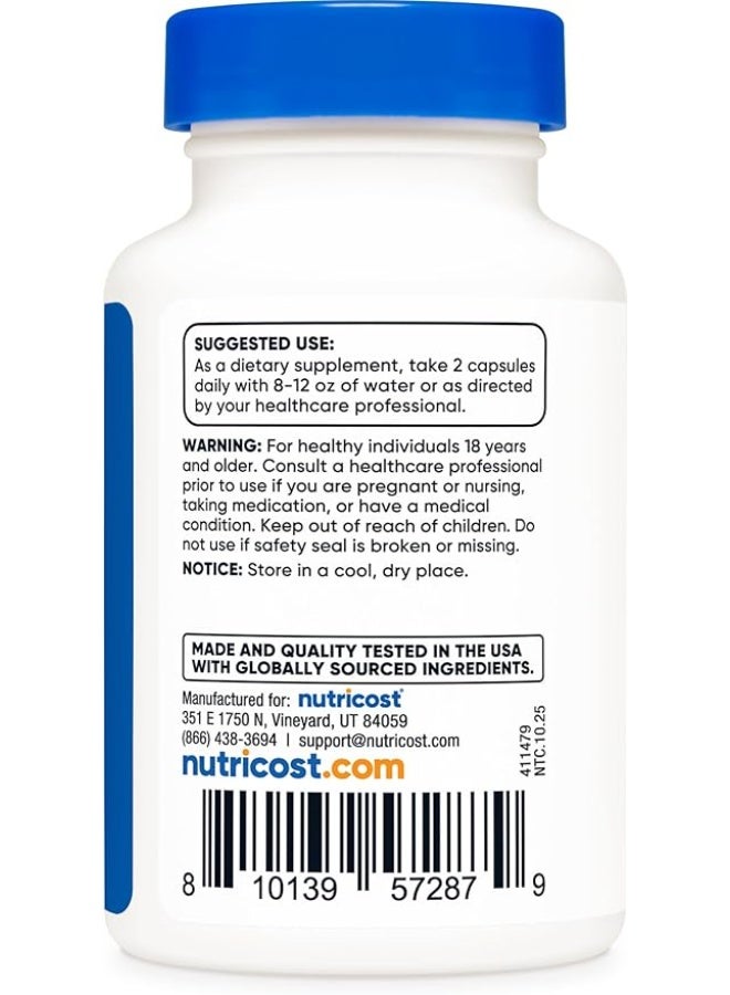 نيوتريكوست، بربرين، 60 كبسولة (600 ملغ لكل كبسولة) - Image 2